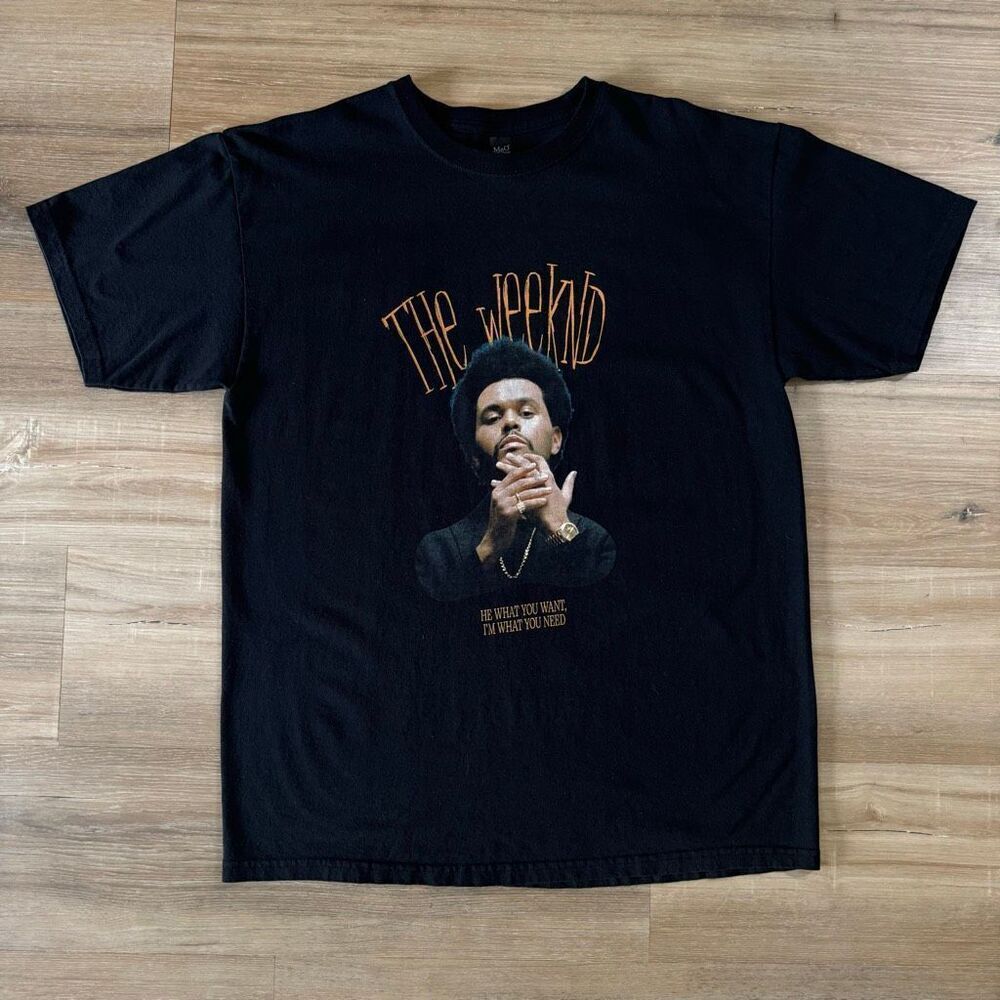 The Weeknd He’s What You Want I’m What You Need Black Shirt Size Large R&B Rap